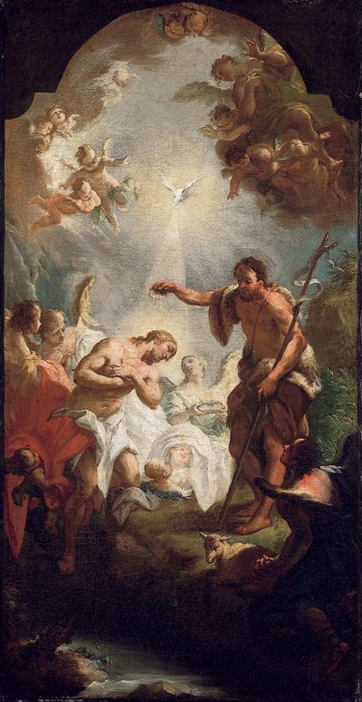 O Batismo de Cristo de Michel Angelo Unterberger