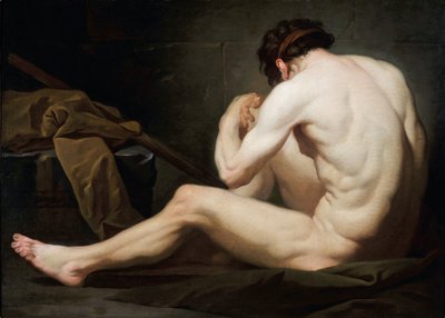 Academia do homem (óleo sobre tela) de Michel Francois Dandre Bardon