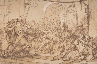 A Morte de Sócrates, c. 1749. de Michel Francois Dandre Bardon