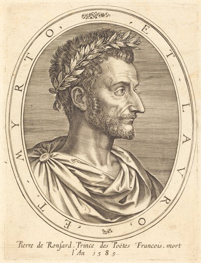 Pierre de Ronsard de Michel Lasne
