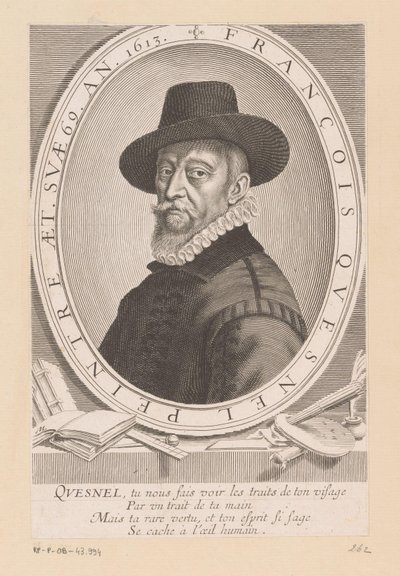Retrato de François Quesnel de Michel Lasne