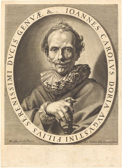 Jean Carlos Dória de Michel Lasne after Simon Vouet