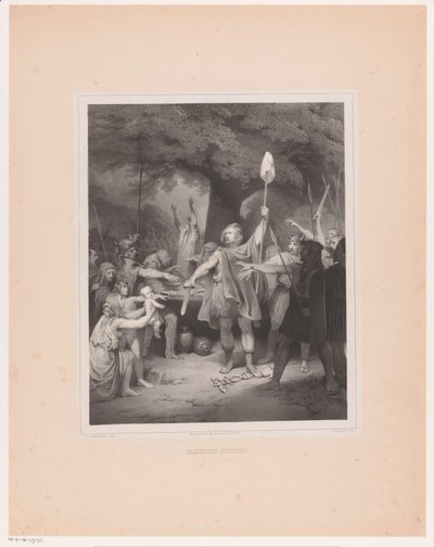 Julius Civilis jura contra os romanos Claudius Civilis (título no objeto) de Michel Mourot