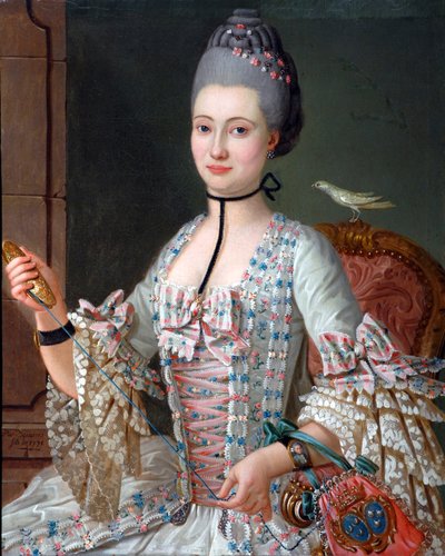 Retrato de Elizabeth do Vale da Rocha de Michel Pierre Hubert Descours