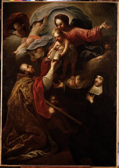 Virgem com o Menino, São François de Salles e Santa Joana de Chantal (pintura) de Michel Serre