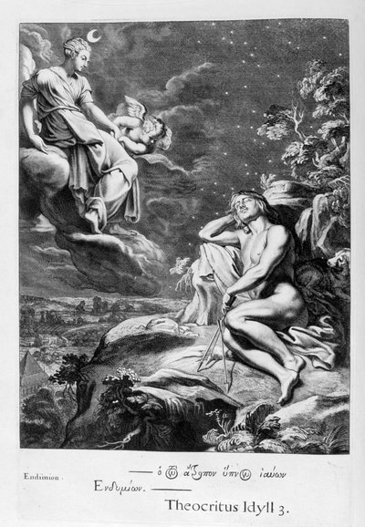 A Lua e Endimião, 1655 de Michel de Marolles