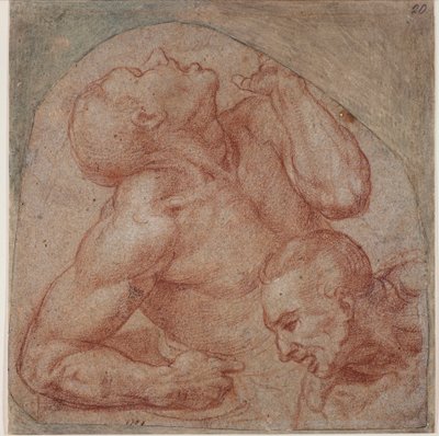 Cópia do Juízo Final de Michelangelo (after) Buonarroti