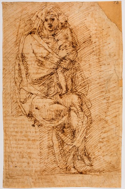 Nossa Senhora e o Menino de Michelangelo (after) Buonarroti