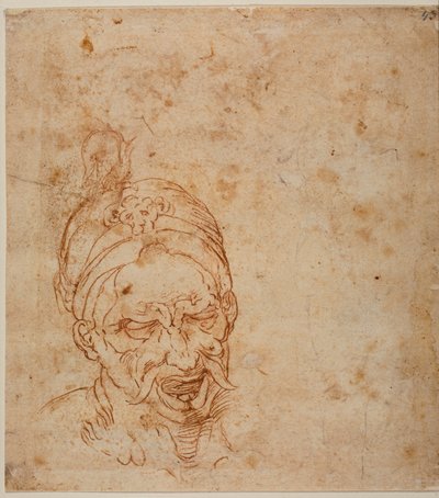 Estudo oriental da cabeça de Michelangelo (after) Buonarroti