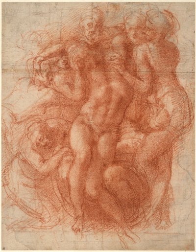 Lamentação (reto), c. 1530 de Michelangelo