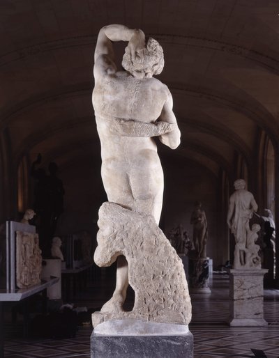Em cativeiro, conhecido como O Escravo Moribundo de Michelangelo Buonarroti