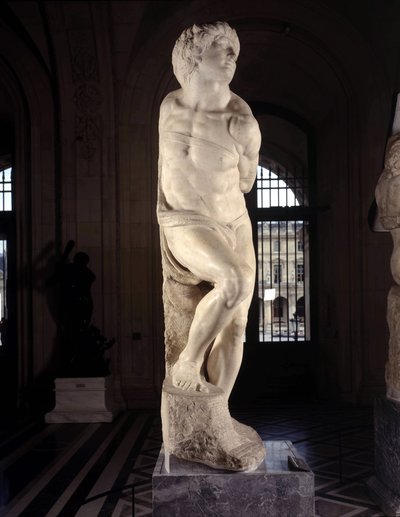 Captive, conhecido como The Rebel Slave de Michelangelo Buonarroti