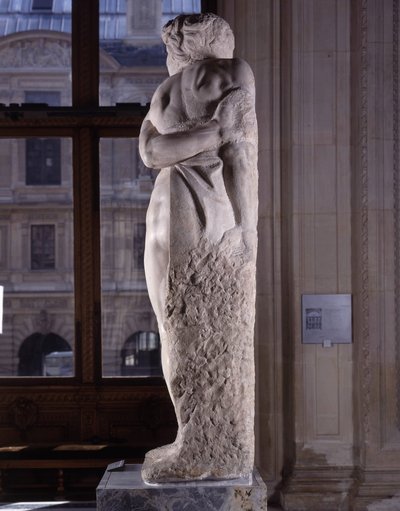 Cativo, conhecido como O Escravo Rebelde de Michelangelo Buonarroti