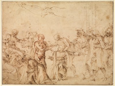 Cristo antes de Pilatos de Michelangelo Buonarroti