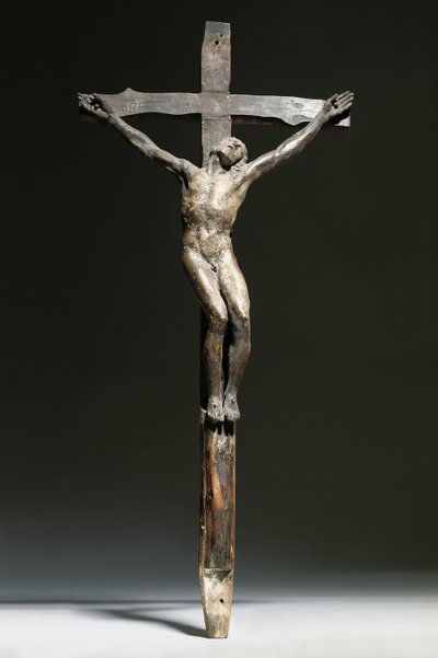 Grupo da crucificação de Cristo, o bom ladrão e o ladrão mau de Michelangelo Buonarroti