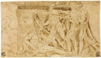 A embriaguez de Noé de Michelangelo Buonarroti