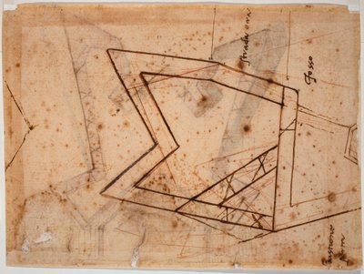 Plano de fortificação de Michelangelo Buonarroti