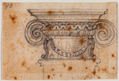 Estudo do capital iónico de Michelangelo Buonarroti