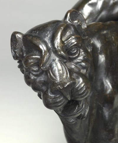 Bacchants nuas montando panteras de Michelangelo Buonarroti