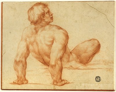 Nu Masculino Sentado de Michelangelo Buonarroti