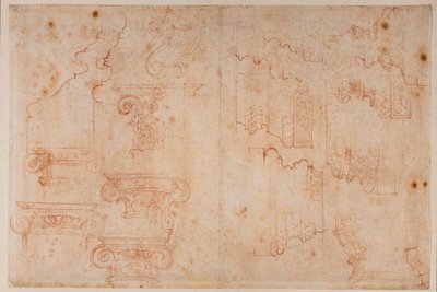 Estudos a partir de monumentos romanos de Michelangelo Buonarroti