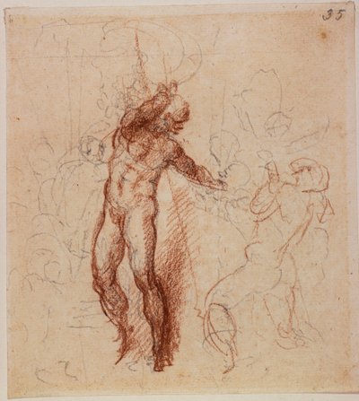 Estudo para um Cristo no Limbo de Michelangelo Buonarroti