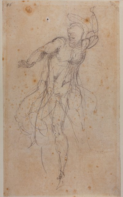 Estudo para um Cristo ressuscitado de Michelangelo Buonarroti
