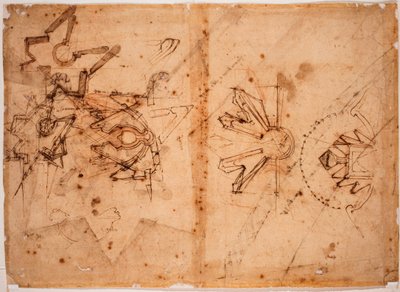 Estudo para o baluarte da Porta do Prado de Todos os Santos de Michelangelo Buonarroti