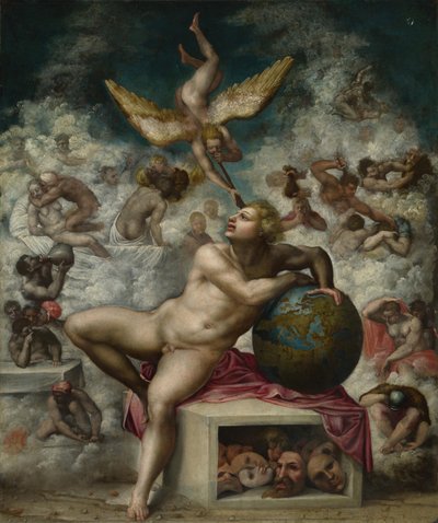 O sonho da vida humana, depois de 1533 de Michelangelo Buonarroti