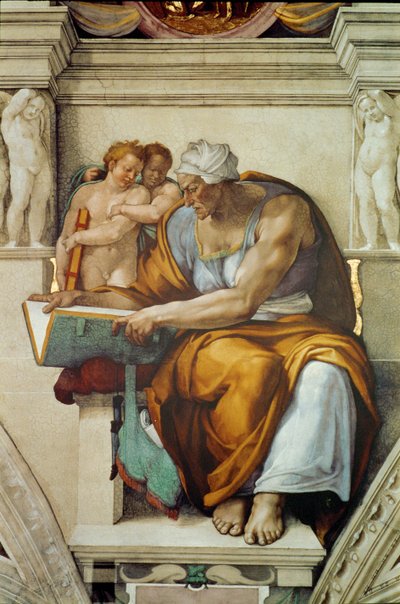A Capela Sistina (fresco) de Michelangelo Buonarroti