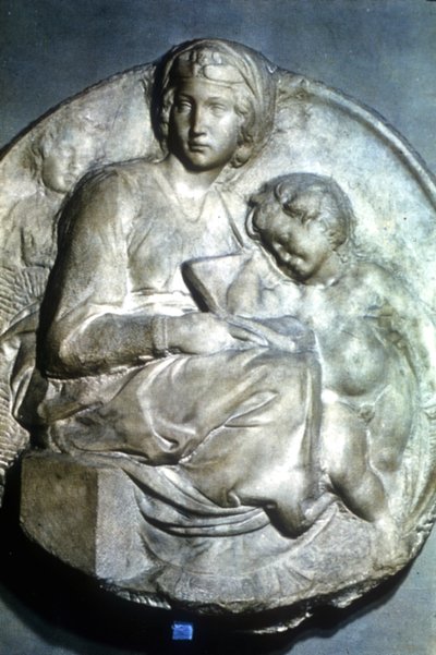 Virgem e Criança, 1504-1505 de Michelangelo Buonarroti