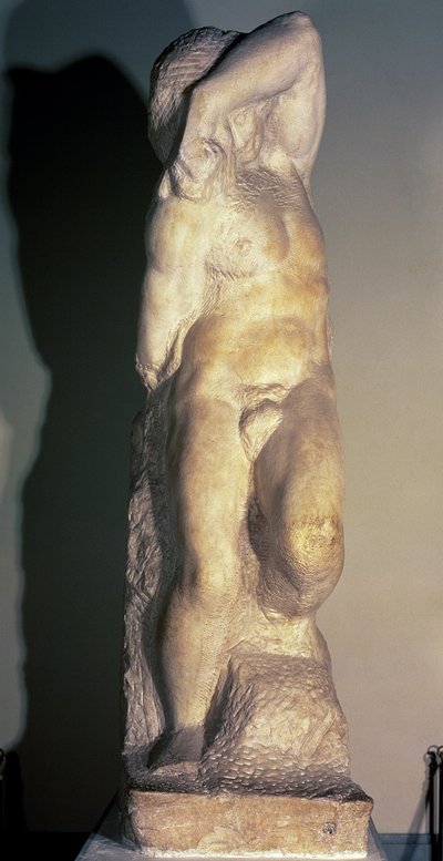 Escravo Jovem, c.1520-23 de Michelangelo Buonarroti
