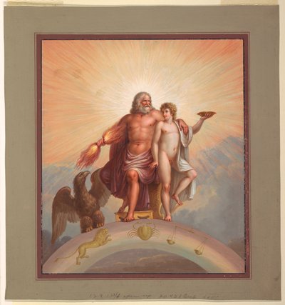 Zeus e Ganimedes de Michelangelo Maestri
