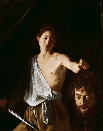 Davi com o chefe de Golias, 1606 (para detalhes ver 100350) de Michelangelo Merisi Caravaggio