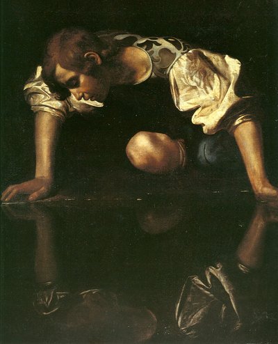 Narciso, 1598-1599 de Michelangelo Merisi Caravaggio