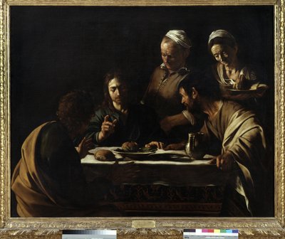 Jantar em Emaús, 1606 de Michelangelo Merisi da Caravaggio