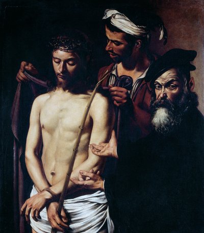Ecce Homo, c.1605 (óleo sobre tela) de Michelangelo Merisi da Caravaggio