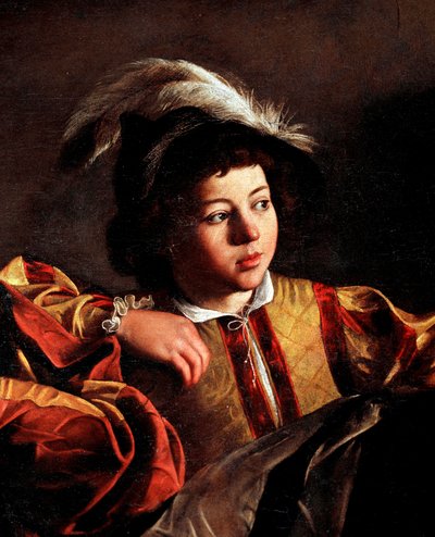 O Chamado de São Mateus, detalhe (óleo sobre tela de Michelangelo Merisi da Caravaggio