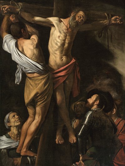 A Crucificação de Santo André, 1606-07 de Michelangelo Merisi da Caravaggio