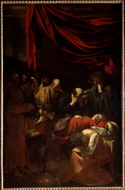 A Morte da Virgem, 1605 de Michelangelo Merisi da Caravaggio