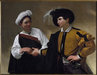 O cartomante (óleo sobre tela de Michelangelo Merisi da Caravaggio