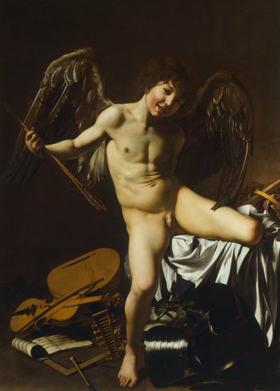Vitorioso Cupido de Michelangelo Merisi da Caravaggio