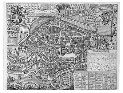 Fabriano Terra Famoso na Itália, 1630 de Michele Buti