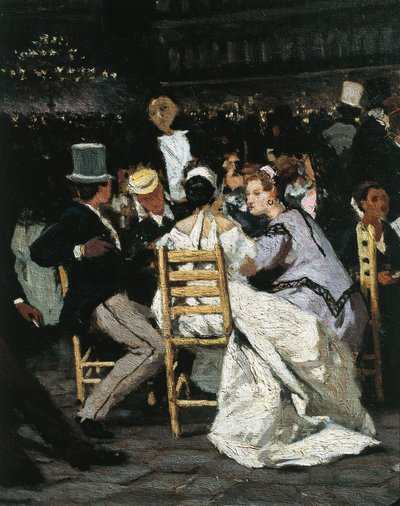 Um café na Piazza San Marco, de Michele Cammarano de Michele Cammarano
