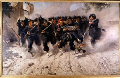 A carga dos bersagliers na Porta Pia em 20 de setembro de Michele Cammarano