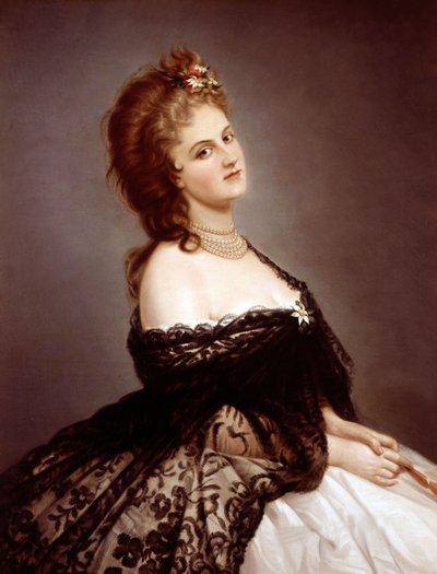 Virginia Oldoini, condessa de Castiglione, depois de uma foto de Pierre-Louis Pierson, 1862 de Michele Gordigiani