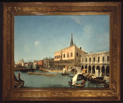 Palácio Ducal, Veneza (óleo sobre tela) de Michele Marieschi