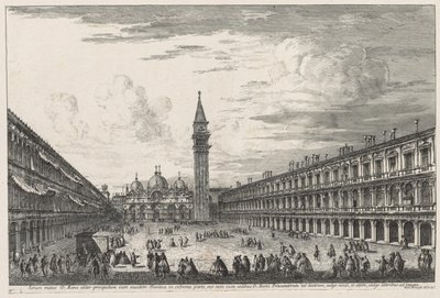 Vistas de Veneza: Piazza SAN. Marco de Michele Marieschi
