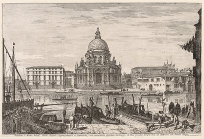Vistas de Veneza: S. M. Della Salute de Michele Marieschi