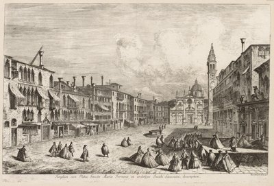 Vistas de Veneza: S. Maria Formosa de Michele Marieschi